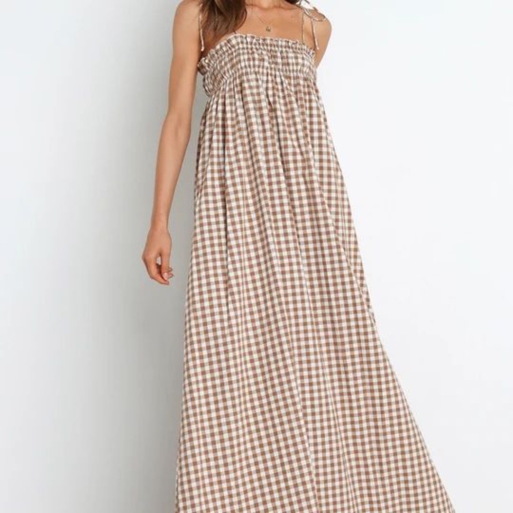 TWO Petal & Pup Maxi Dresses - Gingham
